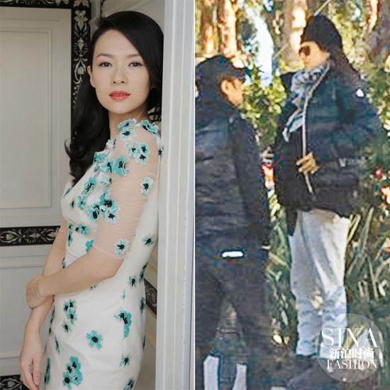 章子怡懷孕后，這帽子戴的也太奇特
