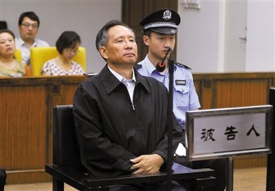 9月10日，北京市第二中級人民法院，張曙光在庭審中。