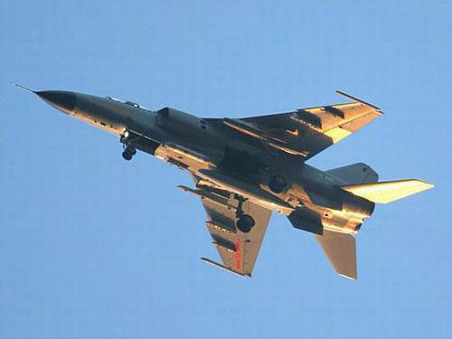 資料圖：進行訓練中國空軍飛豹戰(zhàn)機。