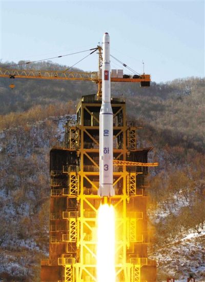 去年12月12日，朝鮮發(fā)射衛(wèi)星。
