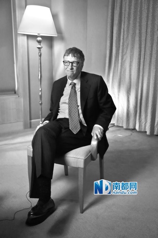 比爾·蓋茨接受美國《滾石》雜志專訪。