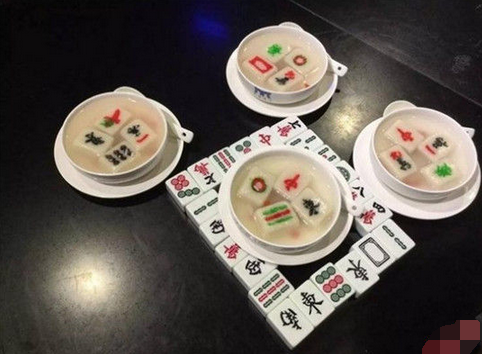 來碗清一色！火鍋店推出創(chuàng)意麻將湯圓