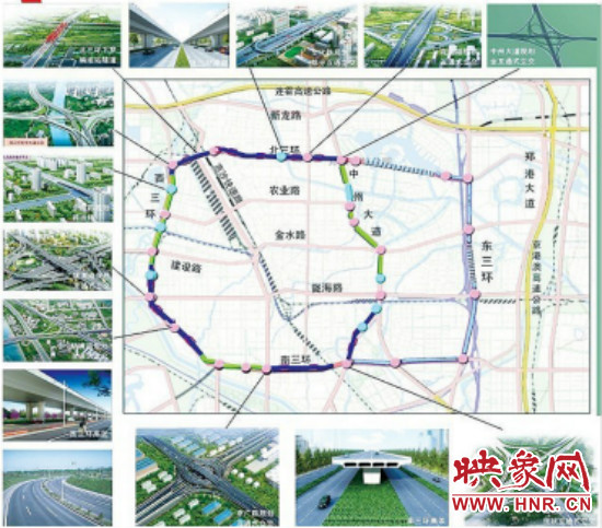 三環(huán)快速化工程方案圖。
