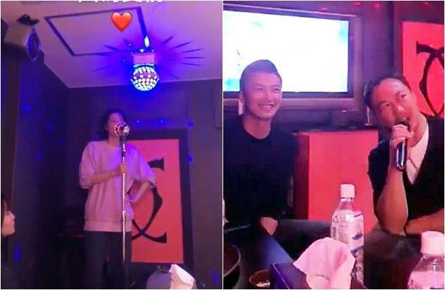 謝霆鋒王菲為陳奕迅老婆慶生。