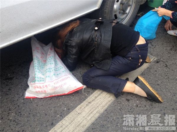 兩車(chē)刮擦致螃蟹鱷魚(yú)滿(mǎn)地爬 被路人搶光