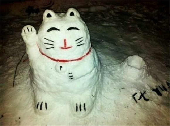 創(chuàng)意十足！日系列卡通雪人走紅