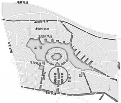 鄭州龍湖區(qū)域6塊商業(yè)用地拍賣遇冷，全部以起始價成交最貴的一塊不過888.09萬/畝，僅為8月龍湖“地
