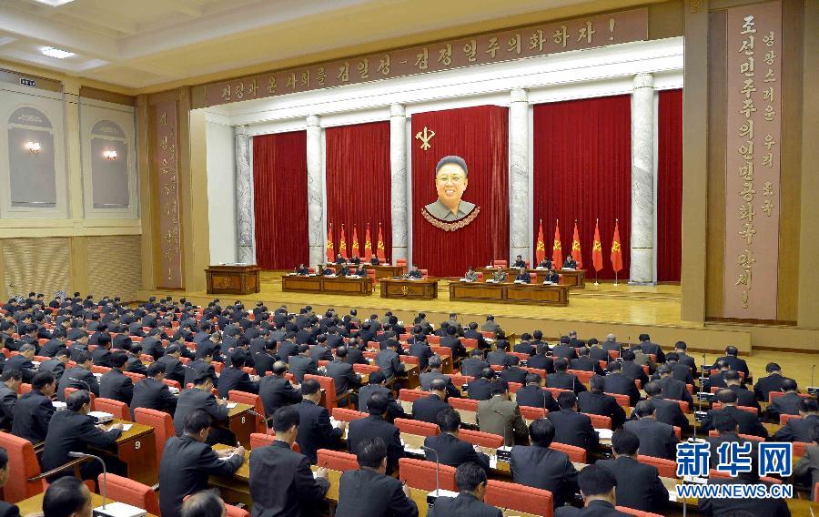 據(jù)朝中社12月9日提供的照片顯示，12月8日，朝鮮勞動黨中央政治局?jǐn)U大會議在平壤舉行。