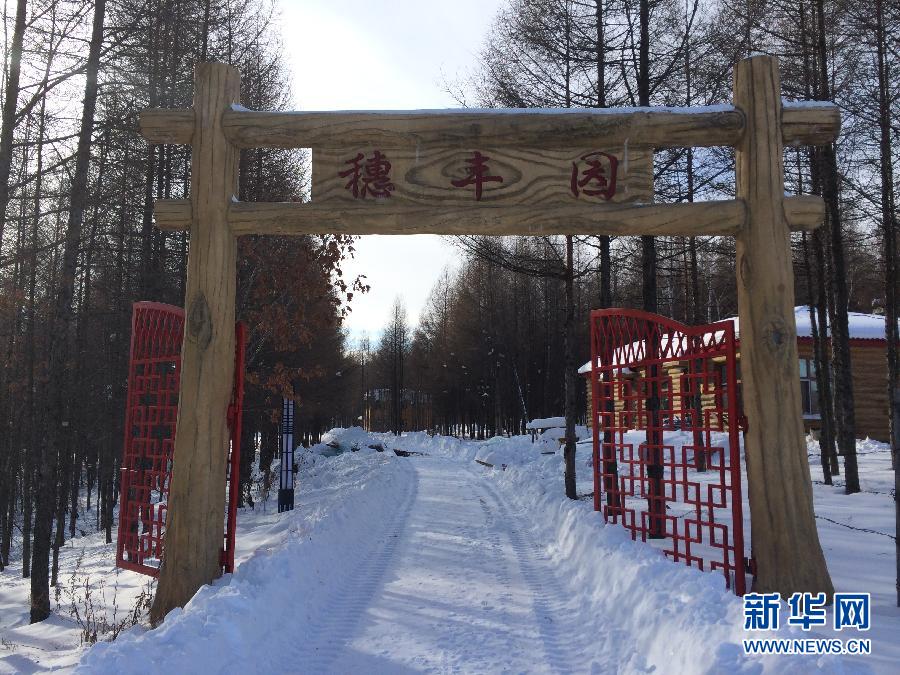 北山一隅的穗豐園（2013年12月8日攝）。新華社記者程子龍攝