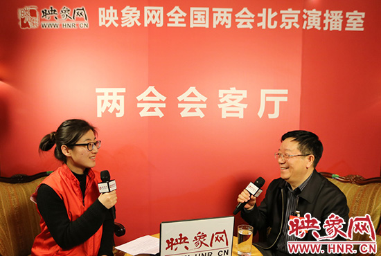 全國人大代表鄭永和做客映象網(wǎng)全國兩會北京直播室。