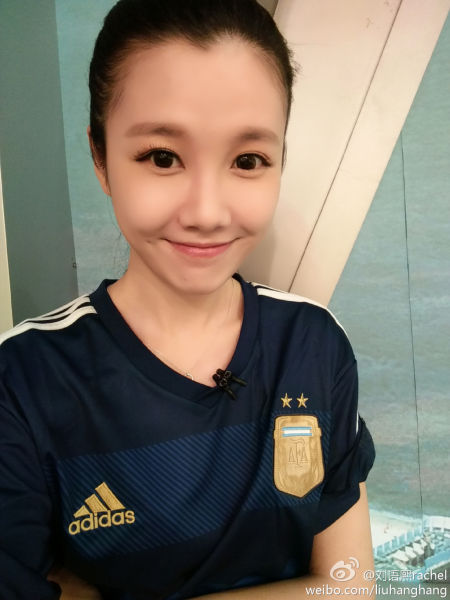 今夜，“烏賊劉”穿上了阿根廷球衣