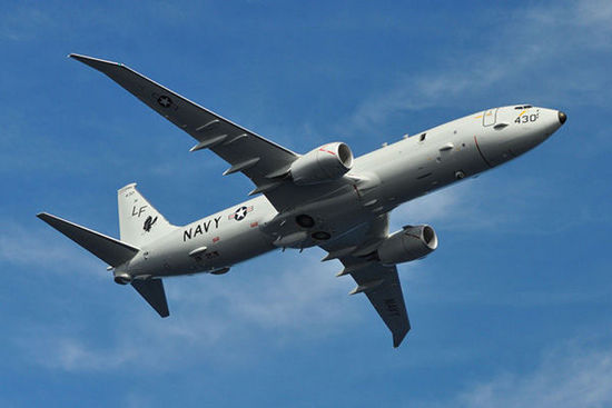 　　美國(guó)海軍的海神P-8巡邏機(jī)專門(mén)從事遠(yuǎn)距離任務(wù)，包括情報(bào)搜集和偵察。