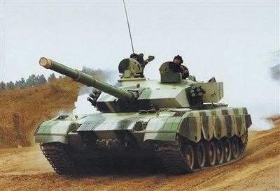 陸軍99改主戰(zhàn)坦克。