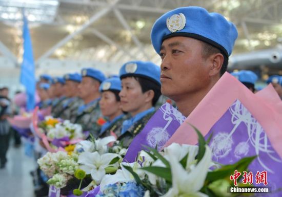 資料圖：維和部隊官兵。