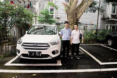 渝北警方送還追回的翼虎SUV。 渝北警方供圖