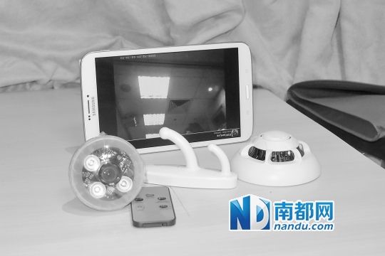 香港民建聯(lián)從市面購買到的偷拍儀器。