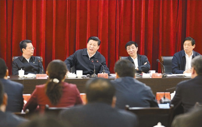 3月18日，習(xí)近平聽取蘭考縣教育實(shí)踐活動情況匯報(bào)，并發(fā)表重要講話。